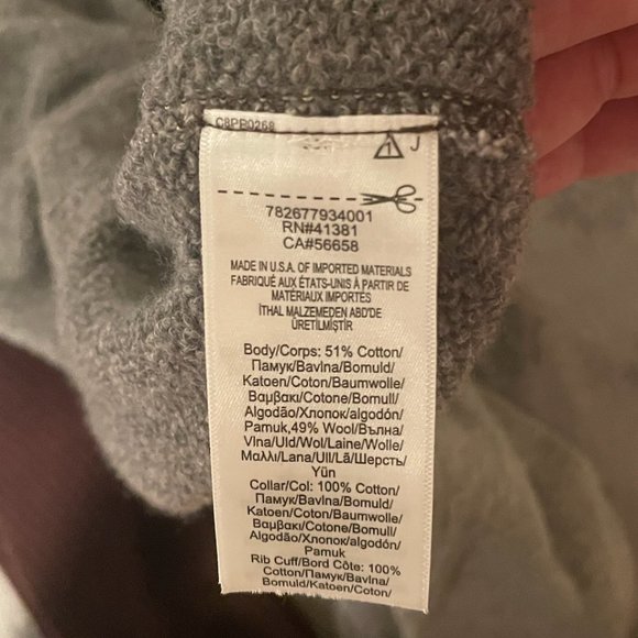 RRL Grey Cardigan Size M - Picture 4 of 4